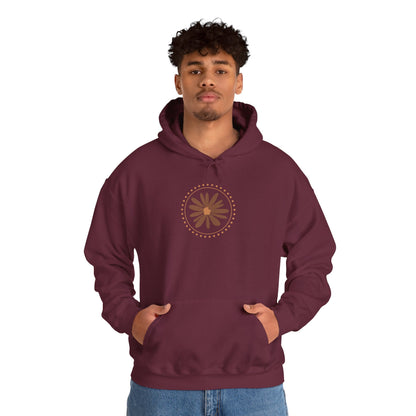Chic Flower Design Unisex Hoodie, Cozy Sweatshirt, Trendy Gift for Her, Fall Fashion, Casual Comfort Wear