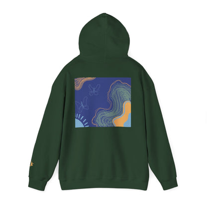 Unisex Heavy Blend™ Hooded Sweatshirt - Cozy Everyday Comfort, Perfect Gift for Nature Lovers and Art Enthusiasts