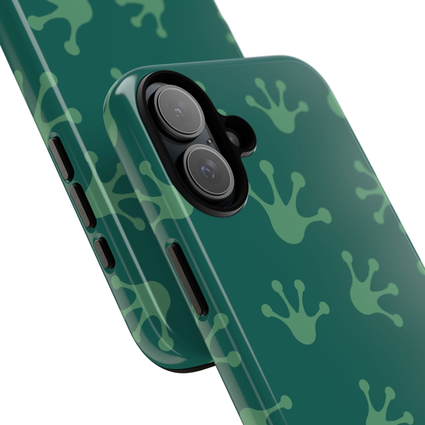 Frog Print Phone Case, Nature Lover Gift, Eco-Friendly Cover, Fun Green Design, Unique Frog Accessories