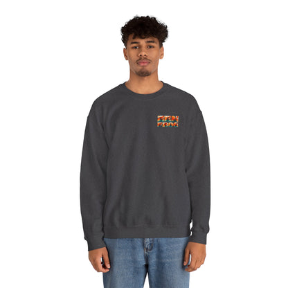 Funky Snake Unisex Crewneck Sweatshirt, Cozy Apparel, Unique Gift, Snake Art, Relaxed Style, Perfect for Casual Outings
