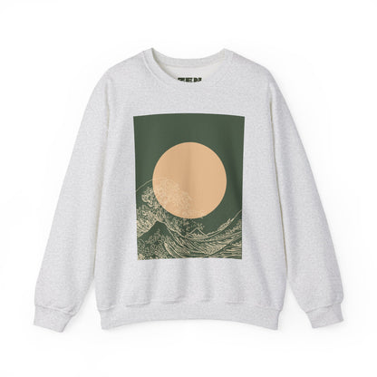 Nature-Inspired Unisex Crewneck Sweatshirt, Cozy Casual Wear, Gift for Outdoor Lovers, Perfect for Fall and Winter