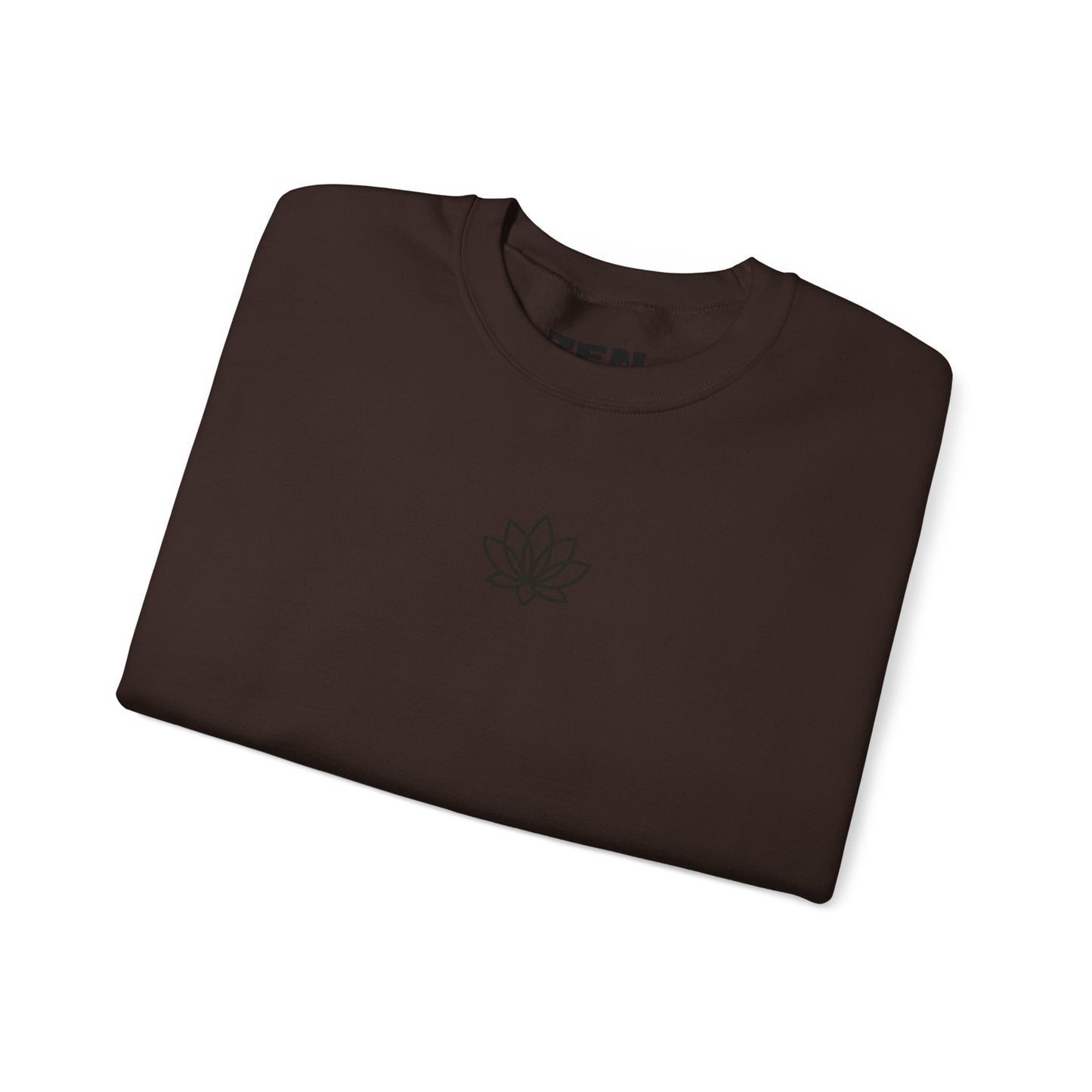 Lotus & Sun Graphic Sweatshirt, Relaxed Fit Crewneck, Perfect Gift for Spring, Cozy Fashion, Unisex Apparel, Gift for Him, Gift for Her, Fall Vibes, Autumn Crewneck