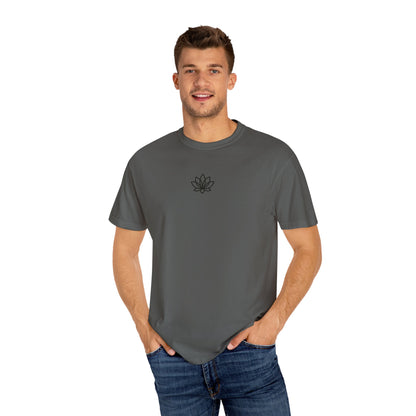 Lotus Bloom Unisex T-shirt, Soft Cotton Tee, Spiritual Gift, Meditation Wear, Casual Daily Outfit, Nature Lover Apparel