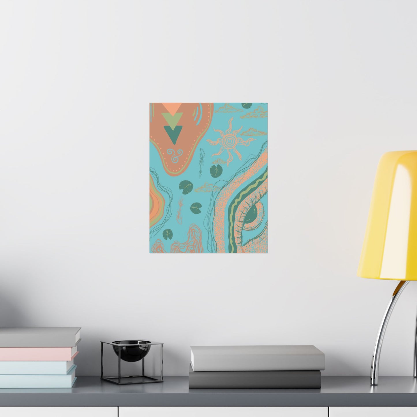 Bohemian Matte Vertical Posters, Wall Art Decor, Home Decoration, Gift for Art Lovers, Aesthetic Room Decor, Unique Wall Art
