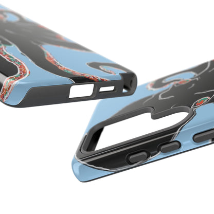 Octopus Tough Phone Case, Sea Creature Design, Ocean Lover Gift, Unique Phone Cover, Underwater Artwork