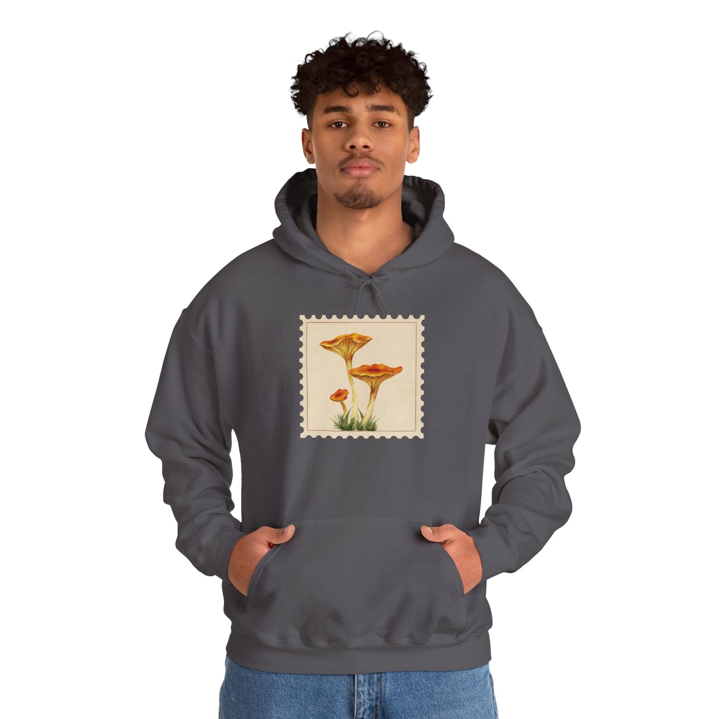 Botanical Print Hoodie, Cozy Sweatshirt, Nature Lover Gift, Comfortable Casual Wear, Fall Fashion, Unisex Hoodie, Comfy Mushroom Hoodie, Nature Vibes, Perfect for Fall