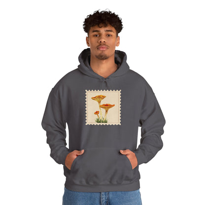 Botanical Print Hoodie, Cozy Sweatshirt, Nature Lover Gift, Comfortable Casual Wear, Fall Fashion, Unisex Hoodie, Comfy Mushroom Hoodie, Nature Vibes, Perfect for Fall