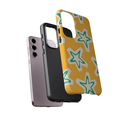 Retro Star Pattern Phone Case | Tough Cases, Colorful Cover for Phones, Phone Accessories, Gift for Her, Trendy Cases