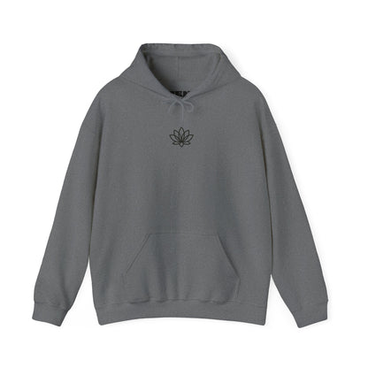 Lotus and Sunset Unisex Hoodie - Cozy Gift for Mindfulness, Meditation, or Nature Lovers, Perfect for Fall and Winter