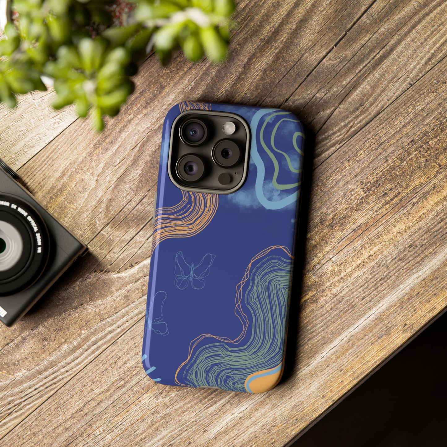 Artistic Phone Case, Abstract Phone Cover, Gift for Her, Modern Design, Boho Phone Case, Unique Phone Accessories