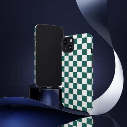 Stylish Checkered Phone Case, Protective Cover, Unique Gift, Trendy Accessory, Customizable Design, Ideal for All Ages