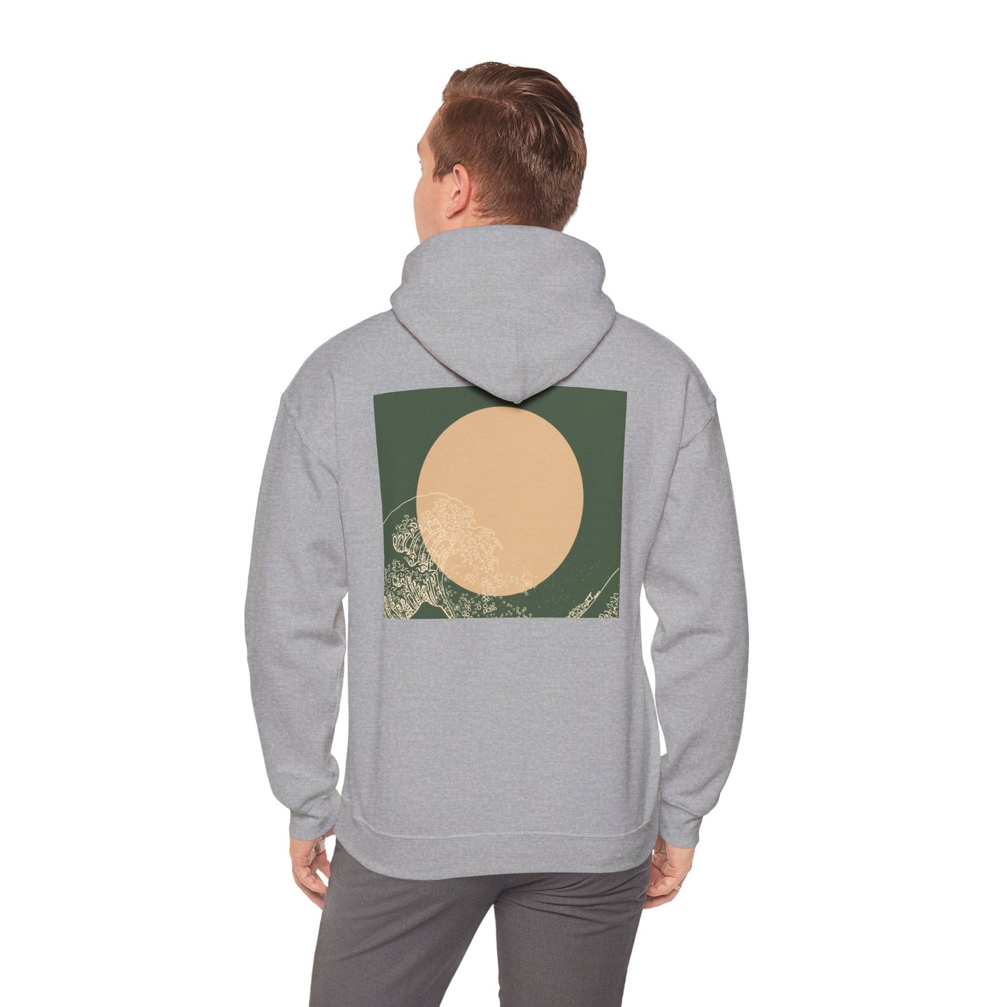 Zen Frog Unisex Hoodie | Relaxed Fashion, Cozy Sweatshirt, Unique Gift, Chill Vibes, Spring and Summer Style