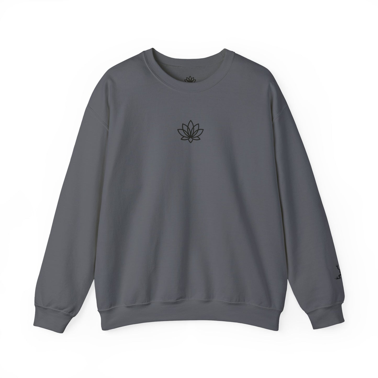 Lotus Flower Unisex Crewneck Sweatshirt, Cozy Sweatshirt, Flower Sweatshirt, Gift for Her, Casual Wear, Spring Fashion