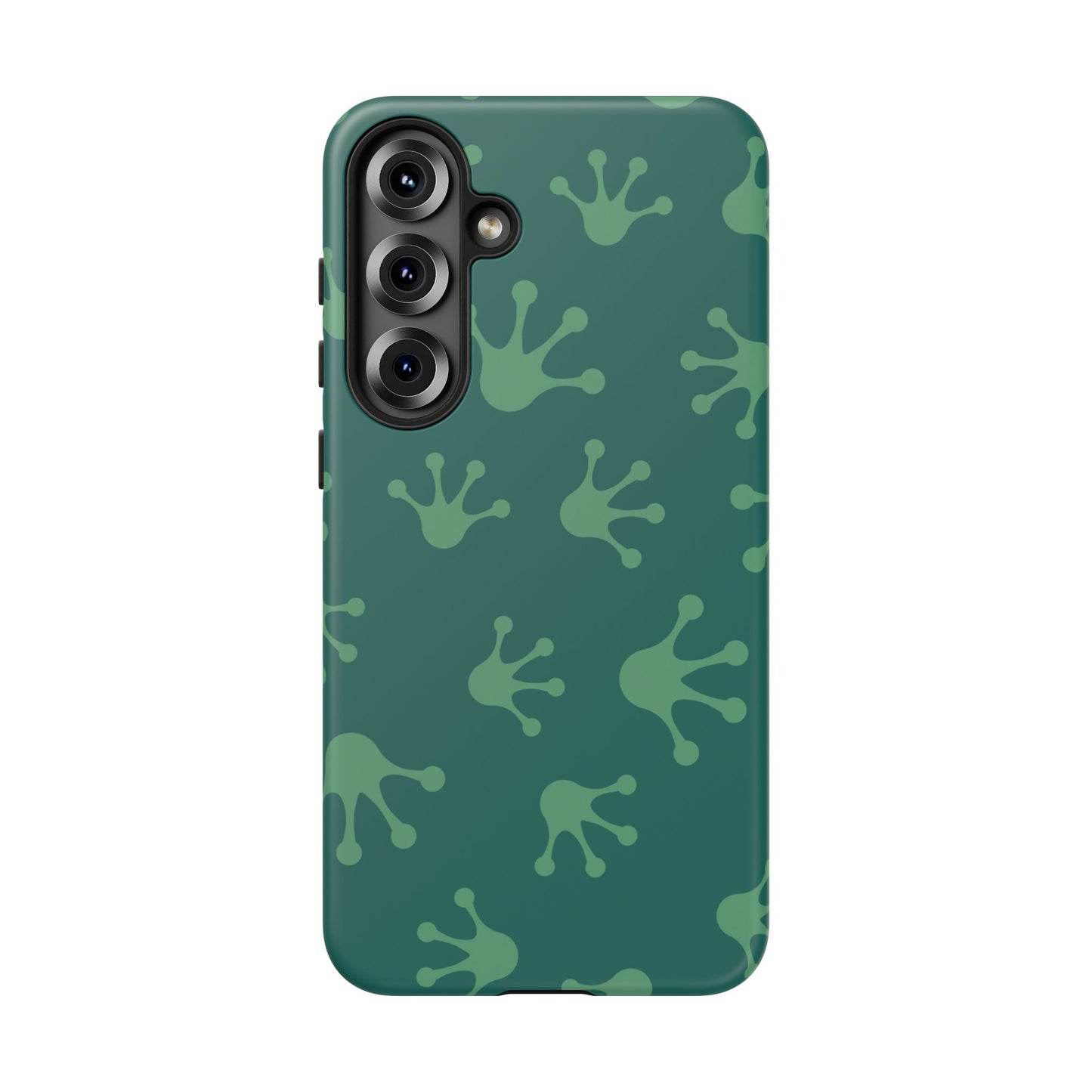 Frog Print Phone Case, Nature Lover Gift, Eco-Friendly Cover, Fun Green Design, Unique Frog Accessories