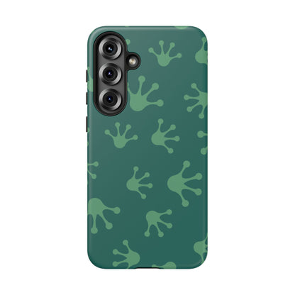 Frog Print Phone Case, Nature Lover Gift, Eco-Friendly Cover, Fun Green Design, Unique Frog Accessories