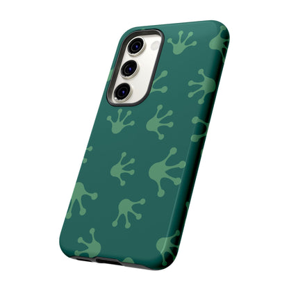 Frog Print Phone Case, Nature Lover Gift, Eco-Friendly Cover, Fun Green Design, Unique Frog Accessories
