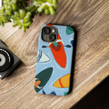 Kayak Phone Case - Tough Cases for Outdoor Enthusiasts, Birthday Gifts, Adventure Gear, Kayaking Accessories, Nature Lover Decor, Artsy Phone Cases