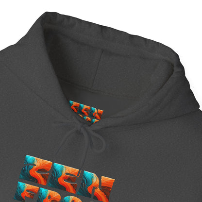 Zen Frog & Moon Unisex Hoodie, Cozy Sweatshirt for Relaxation, Gifts for Nature Lovers, Festival Wear, Everyday Comfort