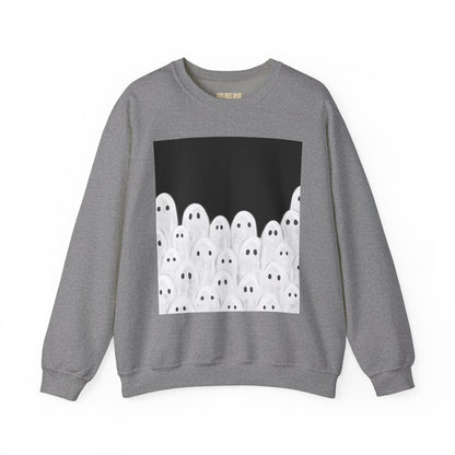 Painted Ghosts Crewneck | Cozy Sweatshirt, Perfect for Halloween, Fall, and Spooky Season