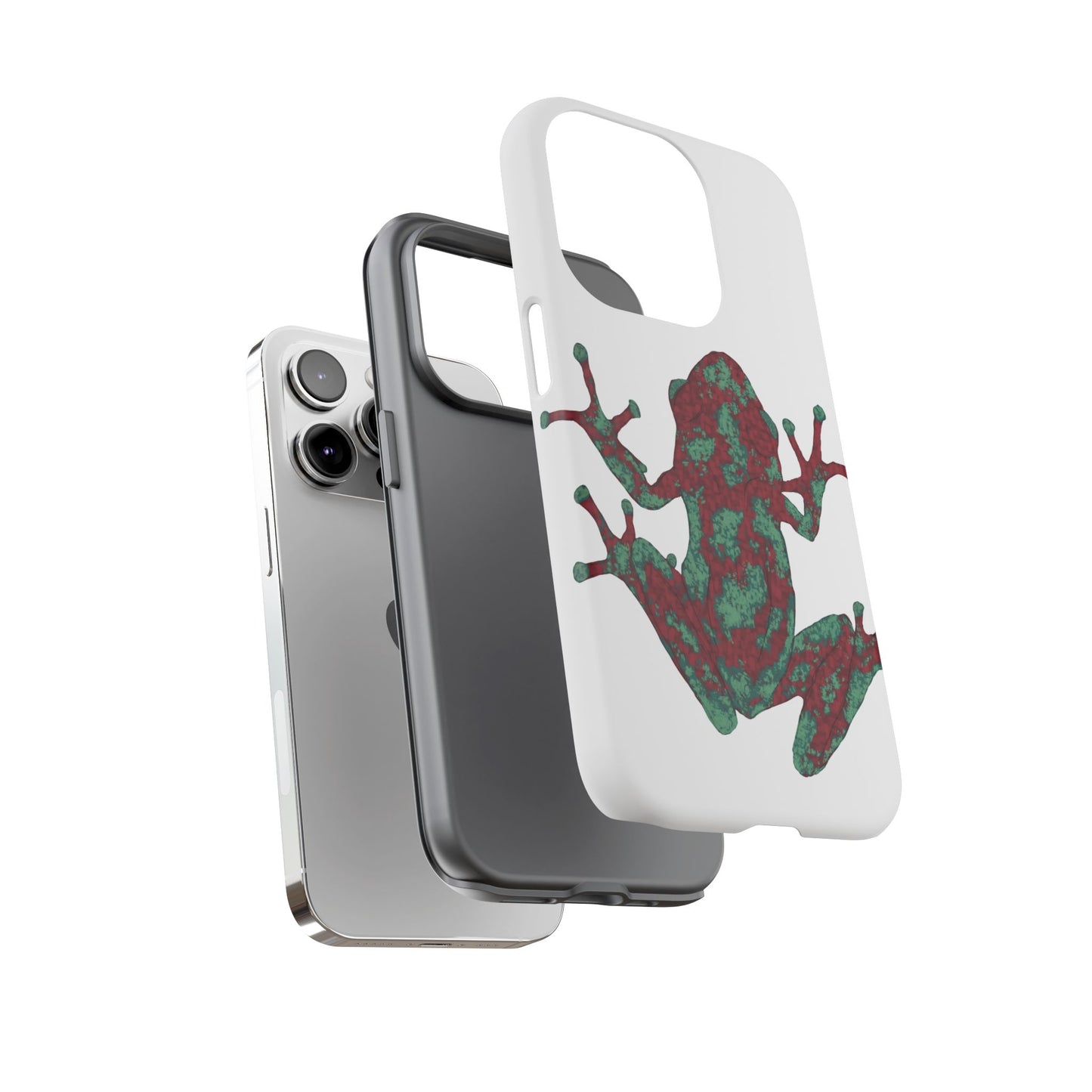 Frog Phone Case, Tough Cases, Eco-Friendly Phone Accessories, Unique Gifts for Nature Lovers, Cute Frog Design