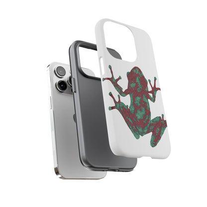 Frog Phone Case, Tough Cases, Eco-Friendly Phone Accessories, Unique Gifts for Nature Lovers, Cute Frog Design