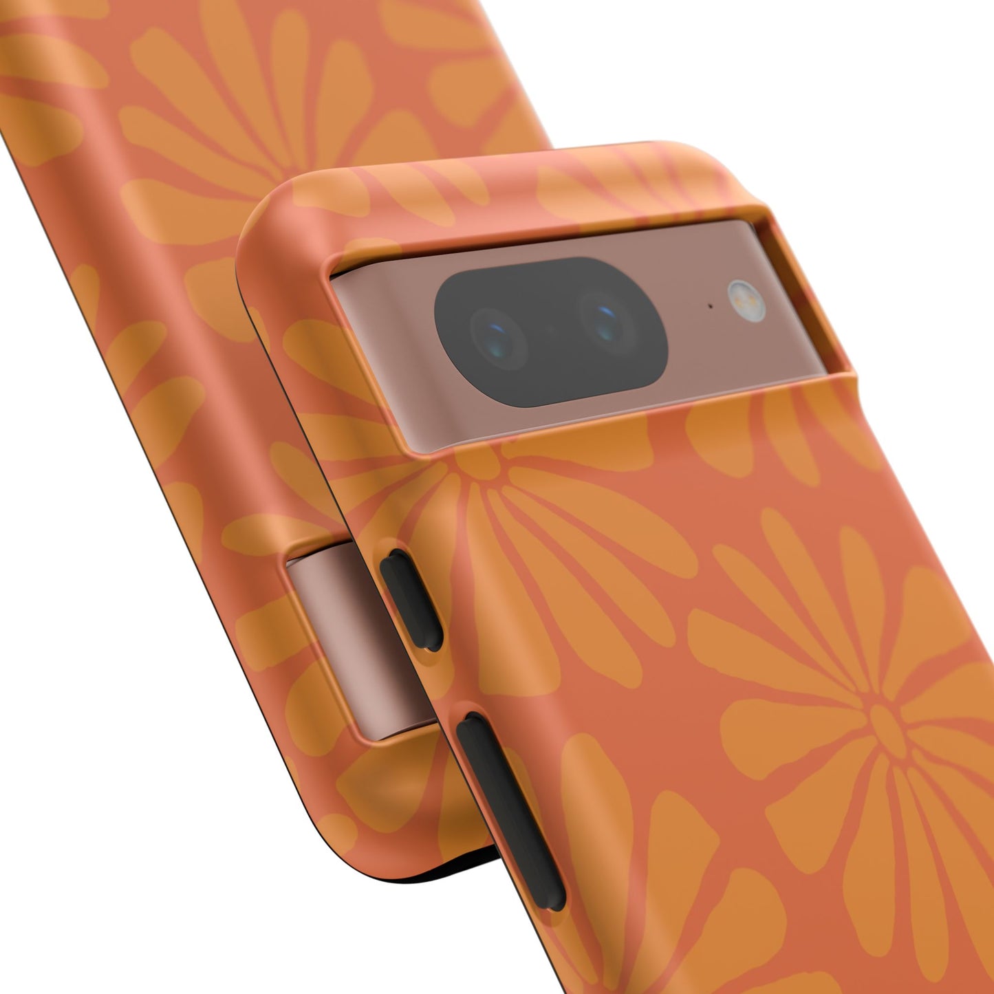 Stylish iPhone Case, Floral Phone Cover, Tough Phone Cases, Green Daisy Design, Unique Gift for Her, Spring Accessories