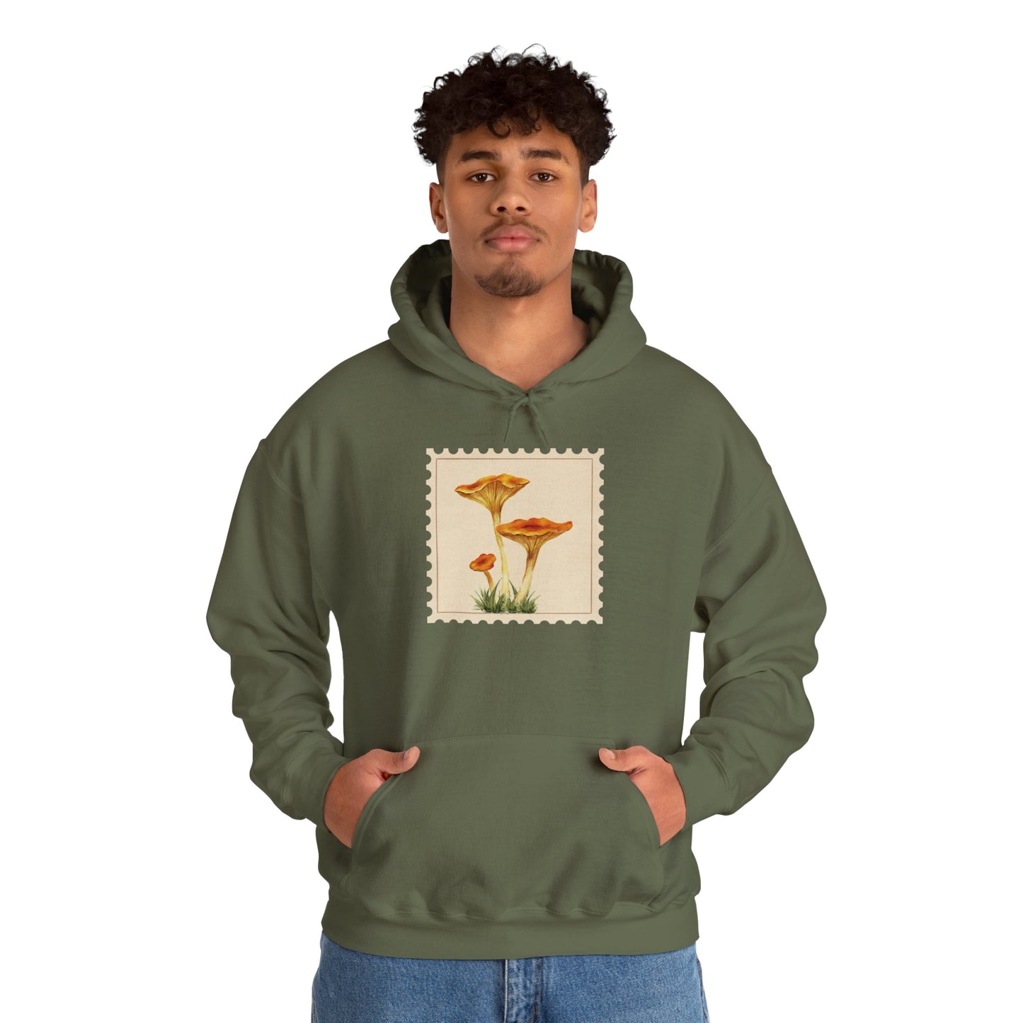 Botanical Print Hoodie, Cozy Sweatshirt, Nature Lover Gift, Comfortable Casual Wear, Fall Fashion, Unisex Hoodie, Comfy Mushroom Hoodie, Nature Vibes, Perfect for Fall