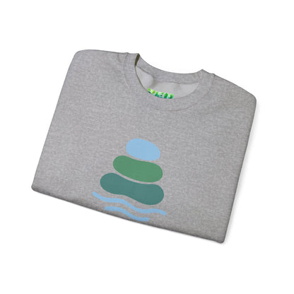 Serene Balance Crewneck Sweatshirt, Cozy Layering Piece, Casual Everyday Wear, Ideal for Relaxation, Gift for Mindfulness Enthusiasts
