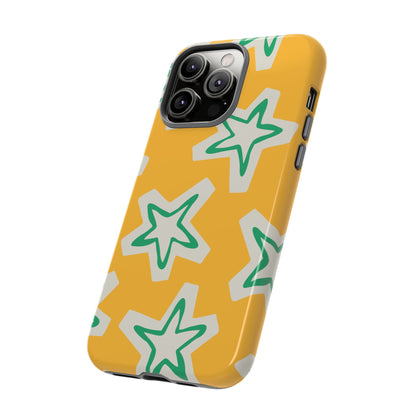 Retro Star Pattern Phone Case | Tough Cases, Colorful Cover for Phones, Phone Accessories, Gift for Her, Trendy Cases