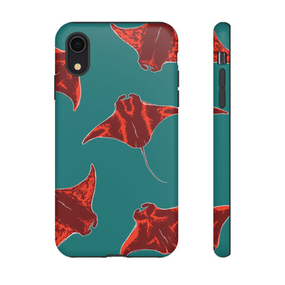 Manta Ray Phone Case, Tropical Phone Cover, Ocean Vibe Accessories, Summer Gift Idea, Marine Animal Merchandise