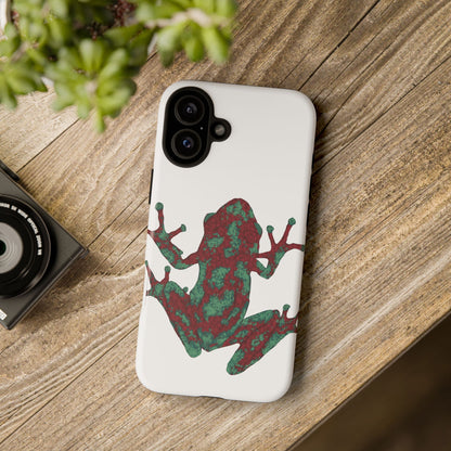 Frog Phone Case, Tough Cases, Eco-Friendly Phone Accessories, Unique Gifts for Nature Lovers, Cute Frog Design