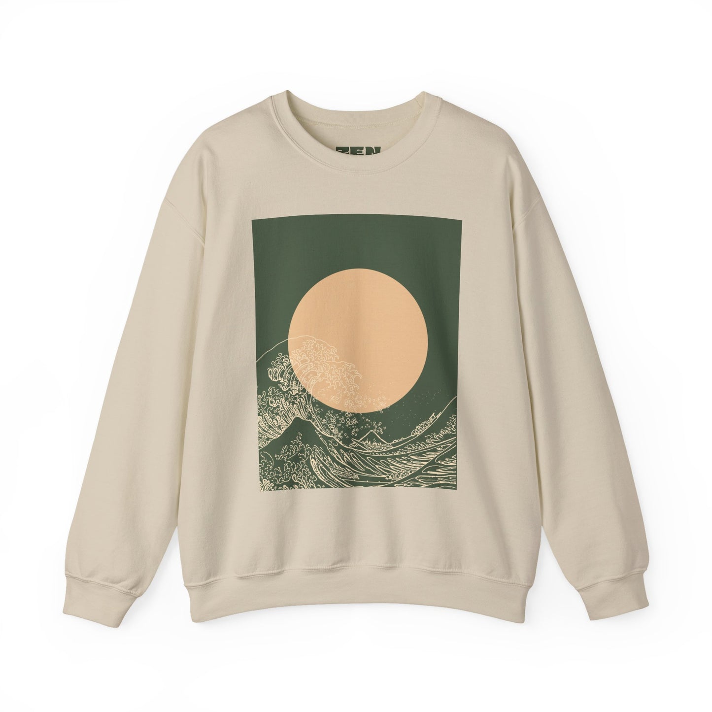 Nature-Inspired Unisex Crewneck Sweatshirt, Cozy Casual Wear, Gift for Outdoor Lovers, Perfect for Fall and Winter