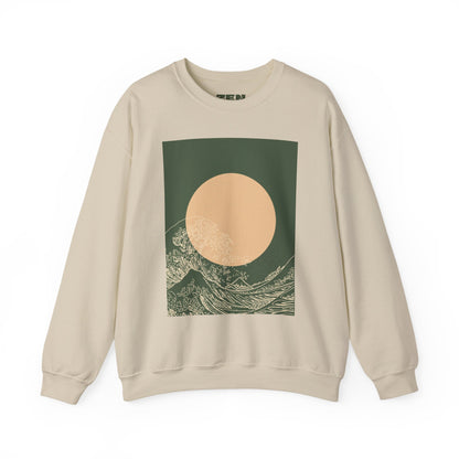 Nature-Inspired Unisex Crewneck Sweatshirt, Cozy Casual Wear, Gift for Outdoor Lovers, Perfect for Fall and Winter