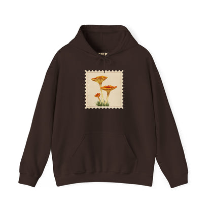 Botanical Print Hoodie, Cozy Sweatshirt, Nature Lover Gift, Comfortable Casual Wear, Fall Fashion, Unisex Hoodie, Comfy Mushroom Hoodie, Nature Vibes, Perfect for Fall