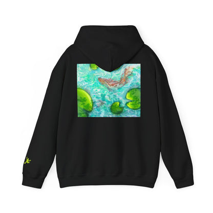 Nature-Inspired Unisex Hooded Sweatshirt, Comfortable Pullover, Casual Clothing, Eco-Friendly Gift, Chill Vibe Hoodie, Relaxing Outfit