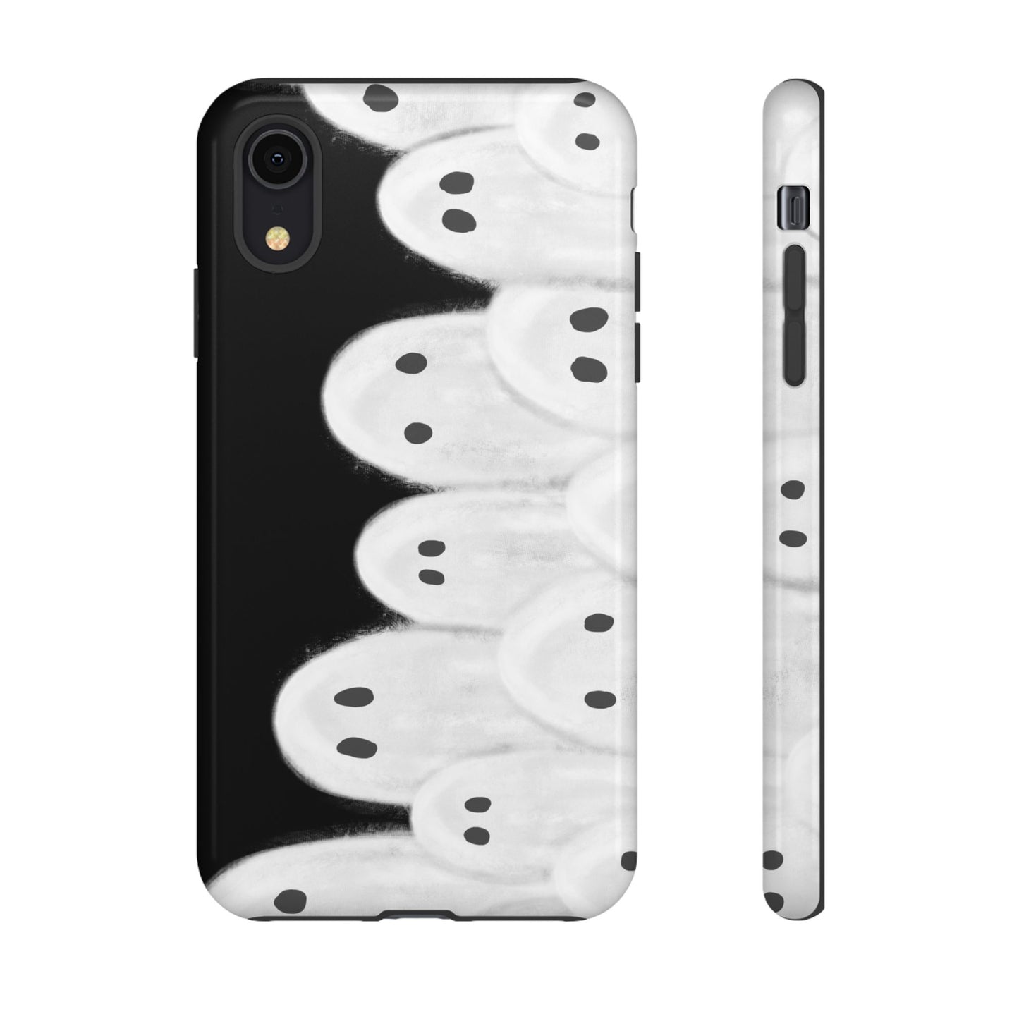 Painted Ghosts Phone Case | Ghostly Tough Phone Case for Spooky Style, Halloween Gift, Phone Cover, Ghost Theme, Unique Accessory, Spooky Season, Viral Painted Ghosts Inspired Design