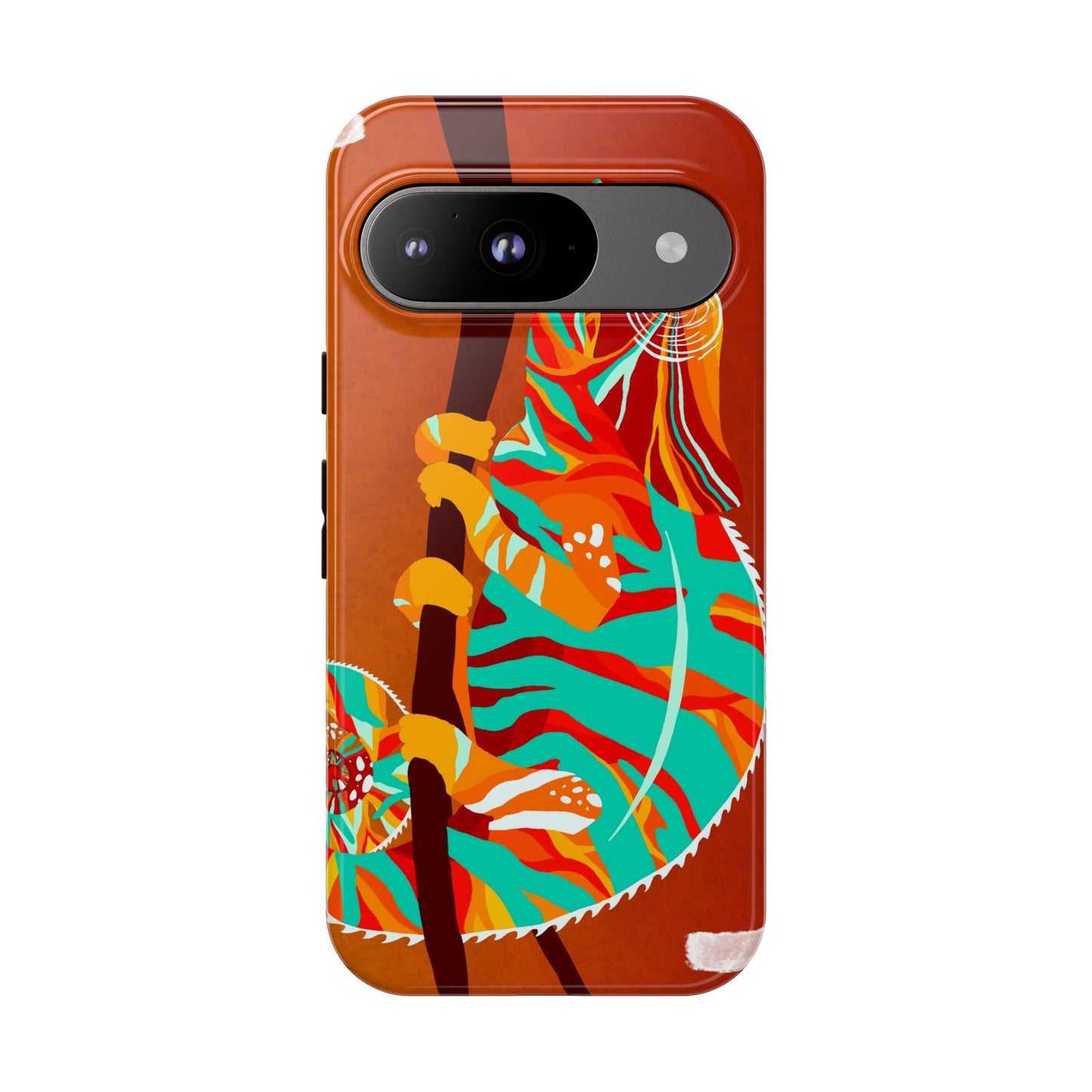 Chameleon Phone Case - Vibrant Artistic Design, Tough Cases for Animal Lovers, Unique Gift, Eco-Friendly Protection