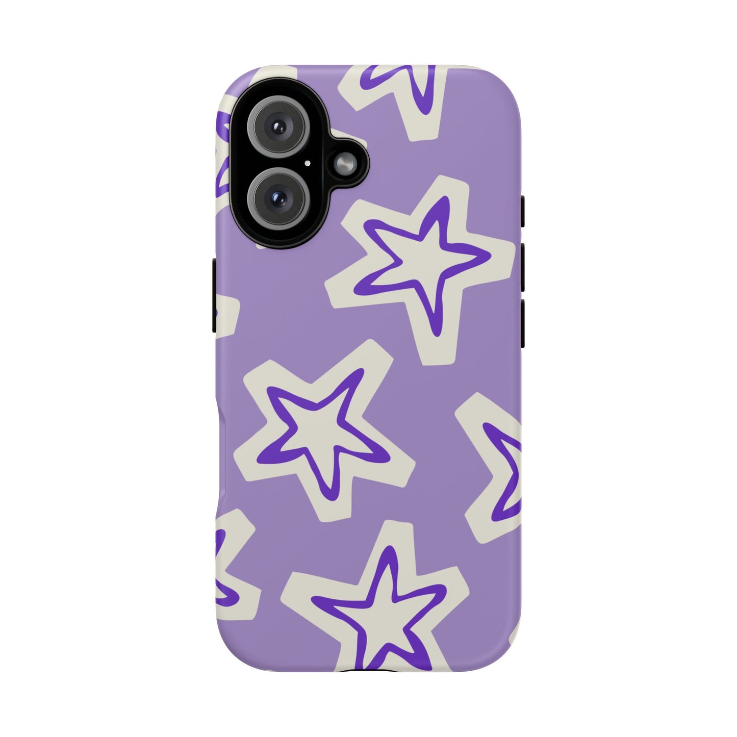 Starry Pattern Phone Case, Cute Star Design, Tough Phone Cover, Gifts for Her, Stylish Phone Accessory