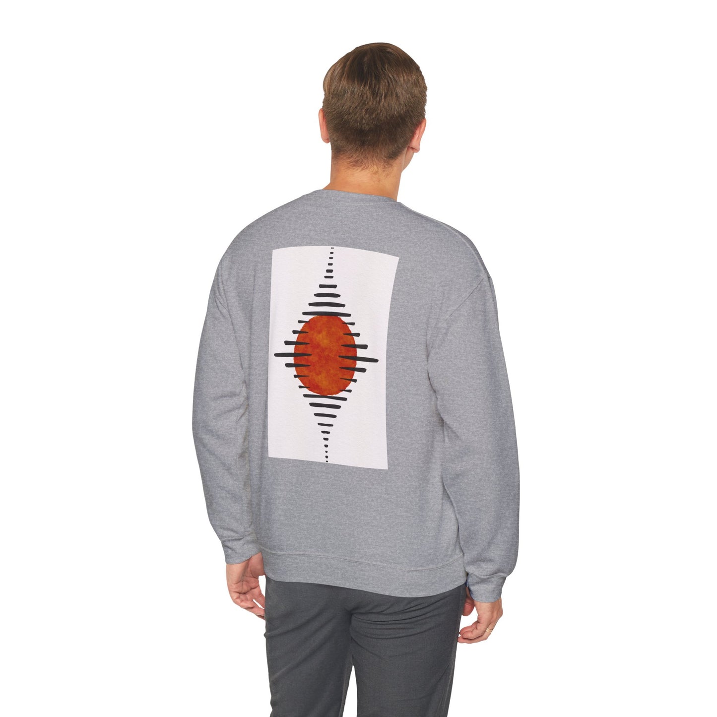 Lotus & Sun Graphic Sweatshirt, Relaxed Fit Crewneck, Perfect Gift for Spring, Cozy Fashion, Unisex Apparel, Gift for Him, Gift for Her, Fall Vibes, Autumn Crewneck