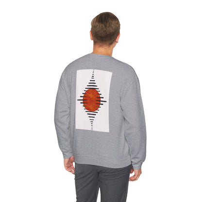 Lotus & Sun Graphic Sweatshirt, Relaxed Fit Crewneck, Perfect Gift for Spring, Cozy Fashion, Unisex Apparel, Gift for Him, Gift for Her, Fall Vibes, Autumn Crewneck