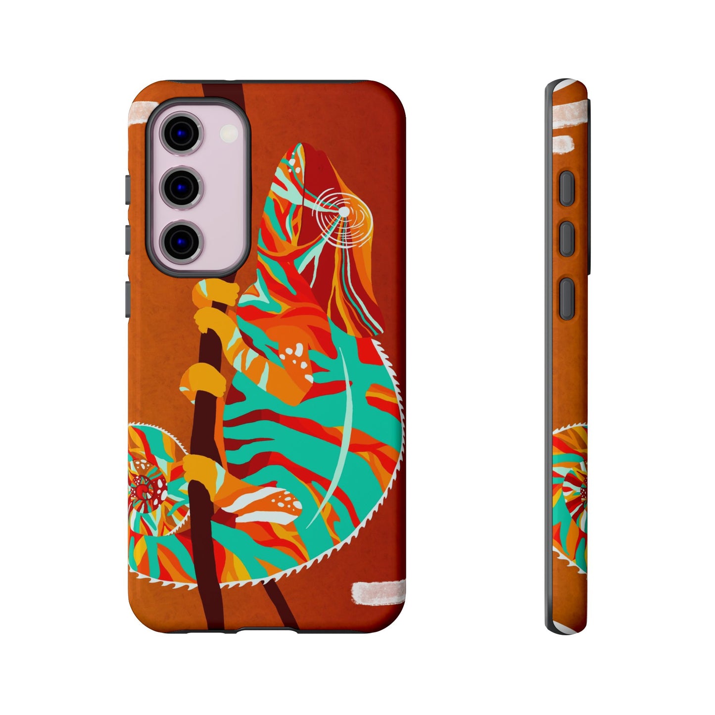 Chameleon Phone Case - Vibrant Artistic Design, Tough Cases for Animal Lovers, Unique Gift, Eco-Friendly Protection