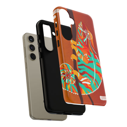 Chameleon Phone Case - Vibrant Artistic Design, Tough Cases for Animal Lovers, Unique Gift, Eco-Friendly Protection