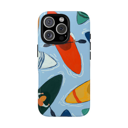 Kayak Phone Case - Tough Cases for Outdoor Enthusiasts, Birthday Gifts, Adventure Gear, Kayaking Accessories, Nature Lover Decor, Artsy Phone Cases