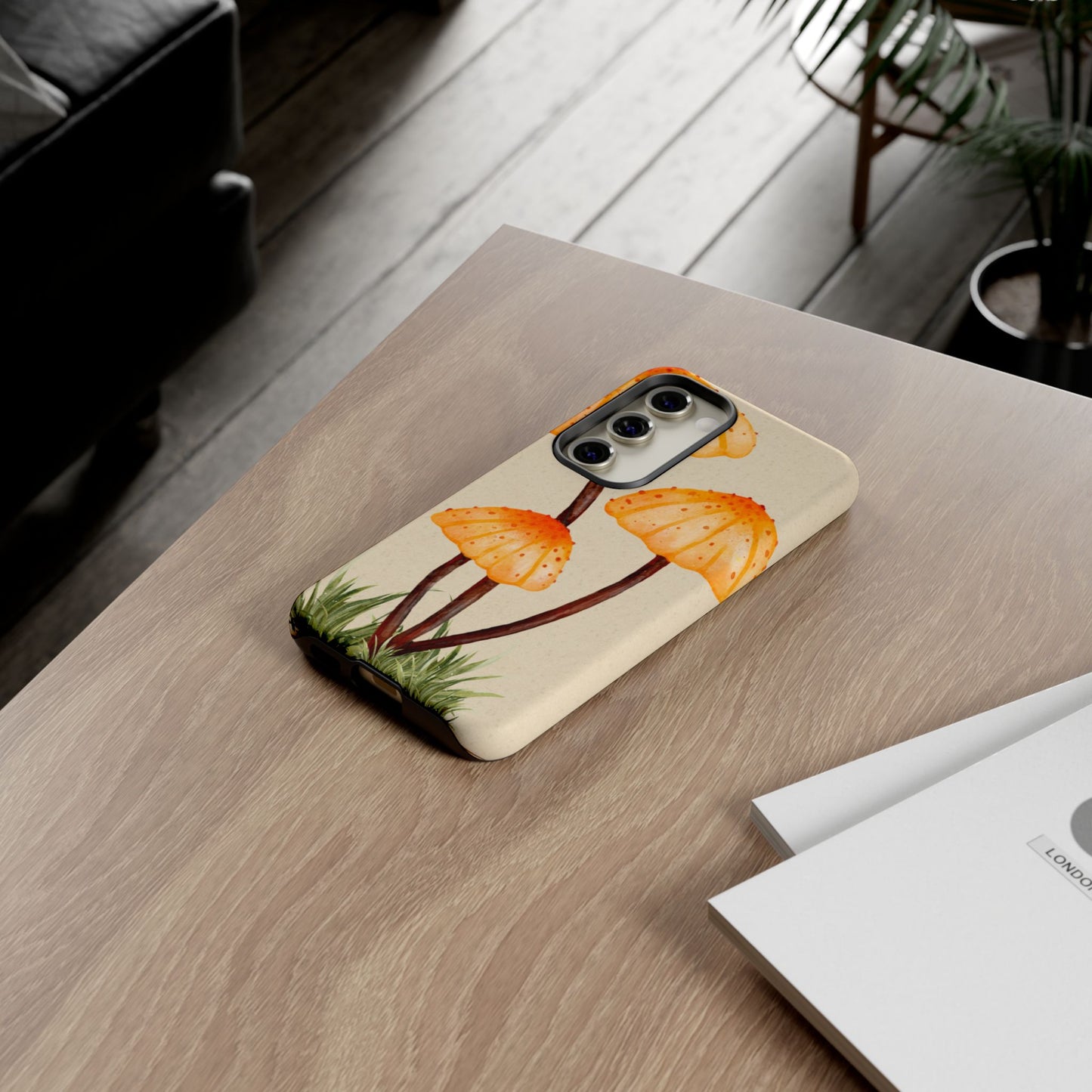Mushroom Phone Case, Tough Cases for Nature Lovers, Unique Phone Covers, Gifts for Eco Enthusiasts, Fun Protective Cases