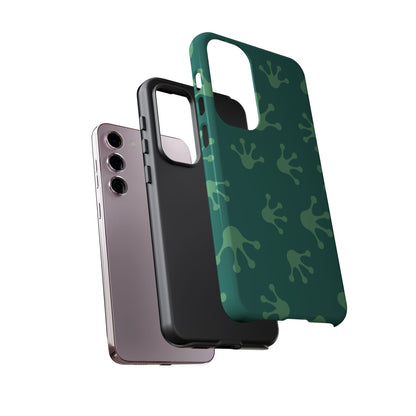 Frog Print Phone Case, Nature Lover Gift, Eco-Friendly Cover, Fun Green Design, Unique Frog Accessories