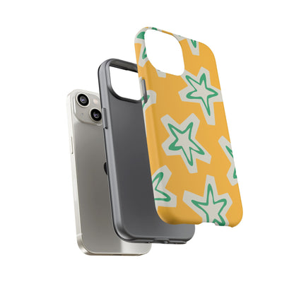 Retro Star Pattern Phone Case | Tough Cases, Colorful Cover for Phones, Phone Accessories, Gift for Her, Trendy Cases