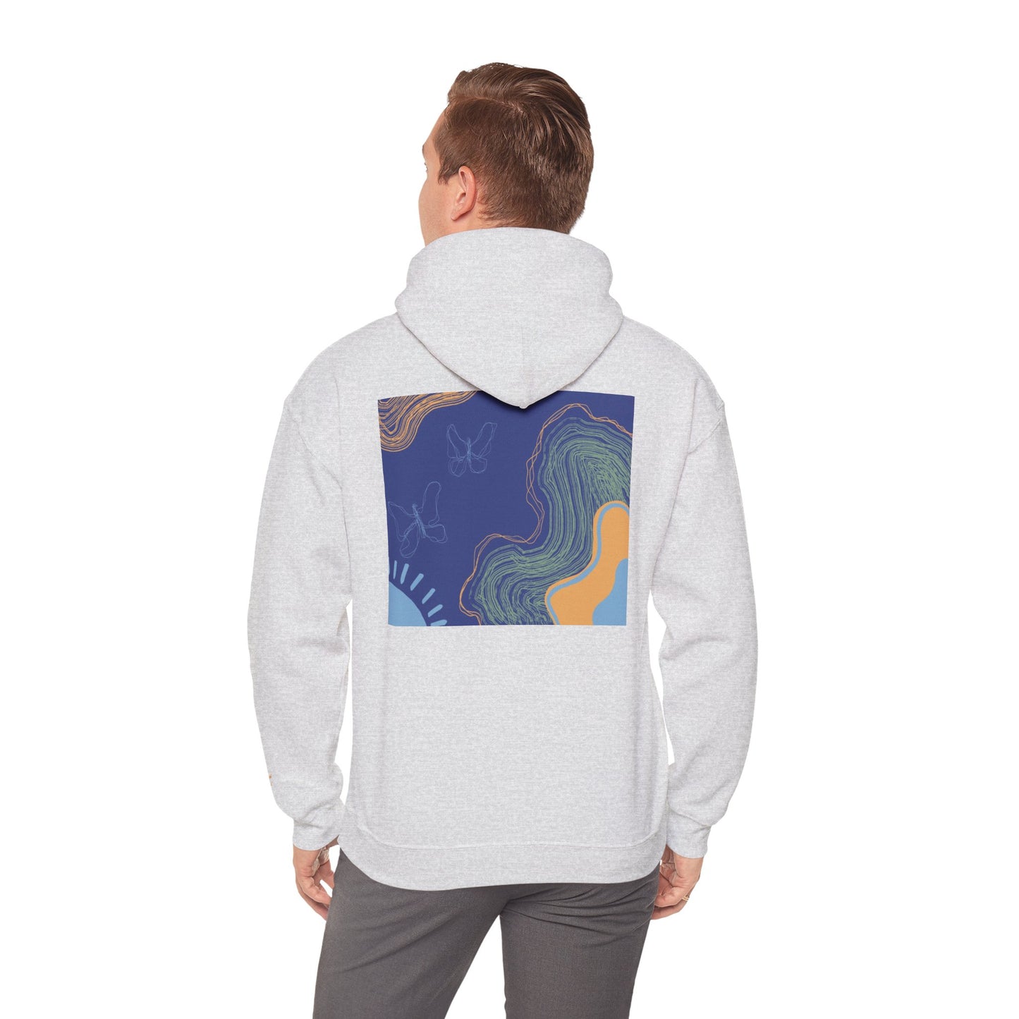 Unisex Heavy Blend™ Hooded Sweatshirt - Cozy Everyday Comfort, Perfect Gift for Nature Lovers and Art Enthusiasts
