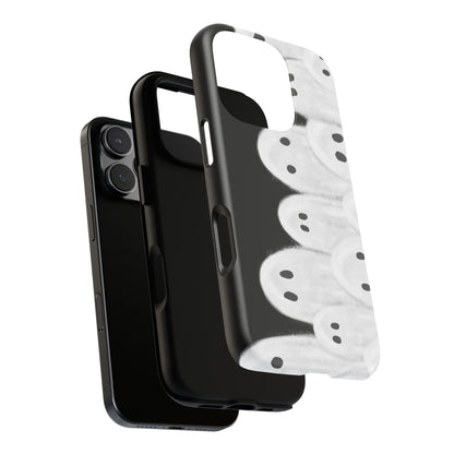 Painted Ghosts Phone Case | Ghostly Tough Phone Case for Spooky Style, Halloween Gift, Phone Cover, Ghost Theme, Unique Accessory, Spooky Season, Viral Painted Ghosts Inspired Design
