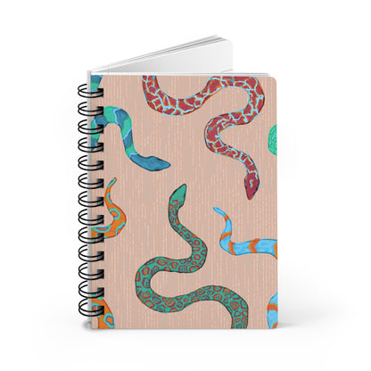 Vibrant Snake Pit Spiral Notebook