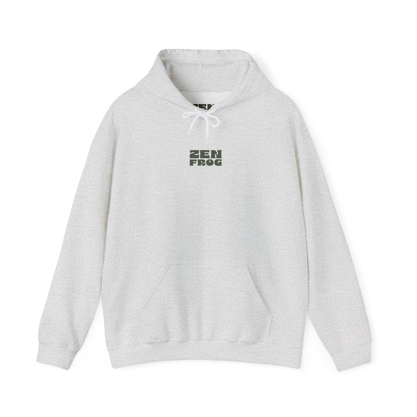 Zen Frog Unisex Hoodie | Relaxed Fashion, Cozy Sweatshirt, Unique Gift, Chill Vibes, Spring and Summer Style